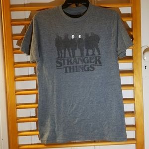 Stranger Things T-Shirt - Small XS Gray EXTRA SOFT